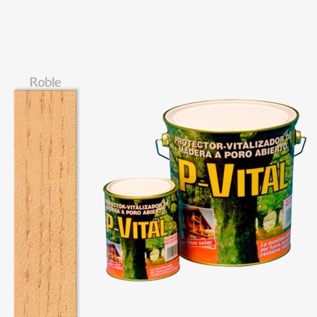 Protector para madera satinado color roble P-Vital de Banaka 1 | Potspintura.com