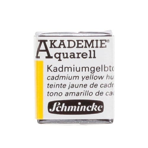 Acuarela amarillo de cadmio Akademie Aquarell de Schmincke 1 | Potspintura.com