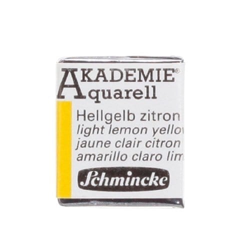 Acuarela claro limón Akademie Aquarell de Schmincke 1 | Potspintura.com