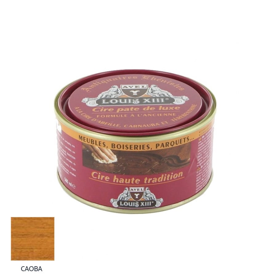 Cera de lujo en pasta Avel Louis XIII caoba brillante 1 | Potspintura.com