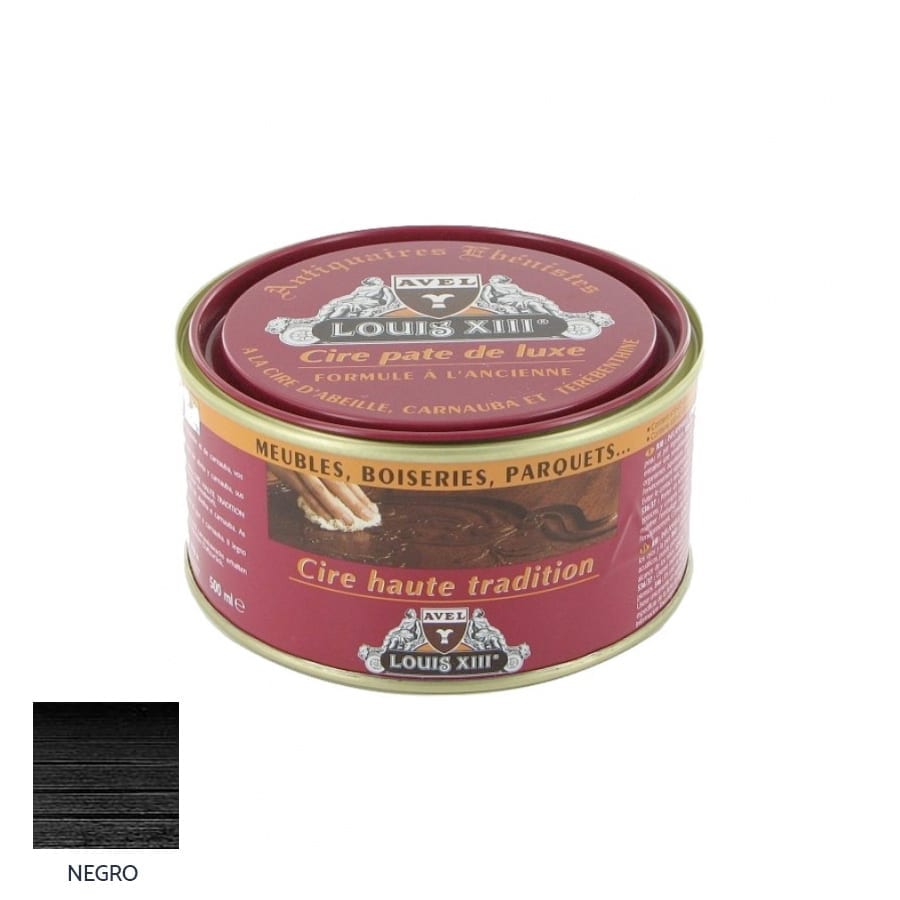 Cera de lujo en pasta Avel Louis XIII negro brillante 1 | Potspintura.com
