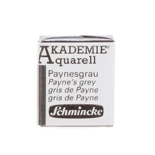 Acuarela gris de payne Akademie Aquarell de Schmincke 1 | Potspintura.com