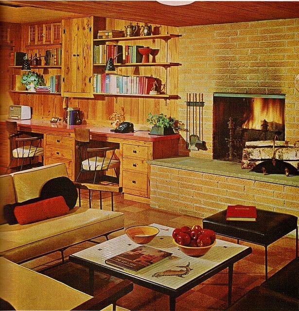 Los mejores interiores vintage de los años 50 y 60 9 | Potspintura.com