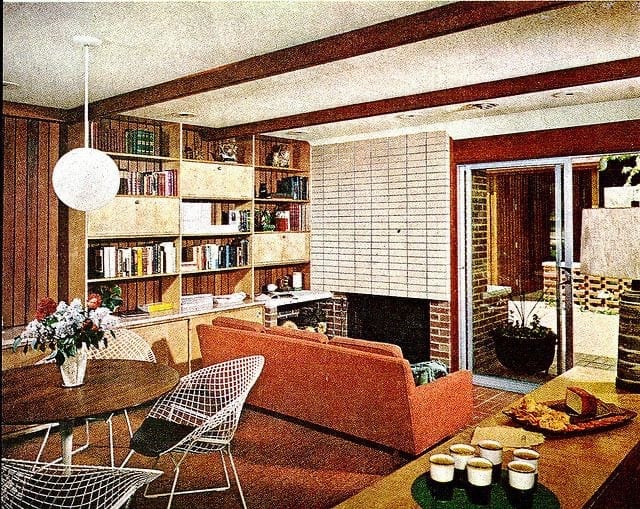 Los mejores interiores vintage de los años 50 y 60 5 | Potspintura.com