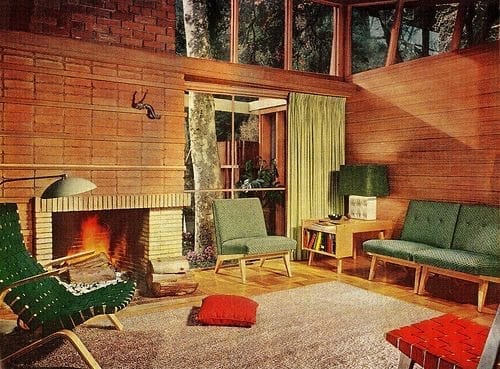 Los mejores interiores vintage de los años 50 y 60 8 | Potspintura.com