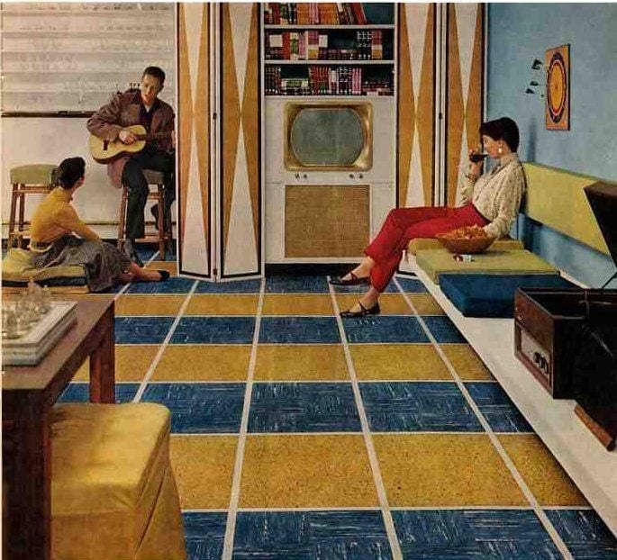Los mejores interiores vintage de los años 50 y 60 4 | Potspintura.com