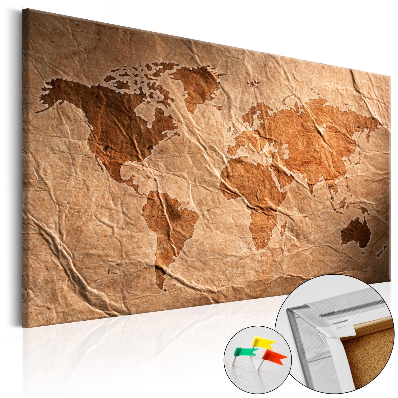 Tablero de corcho - Paper Map 1 | Potspintura.com