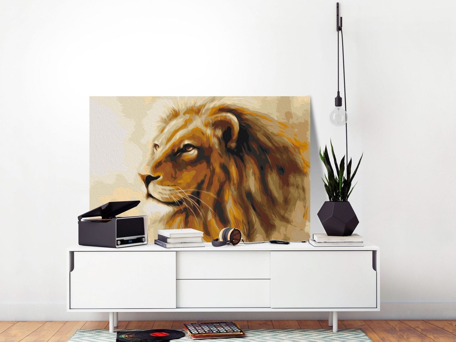 Cuadro para colorear - Lion King 2 | Potspintura.com