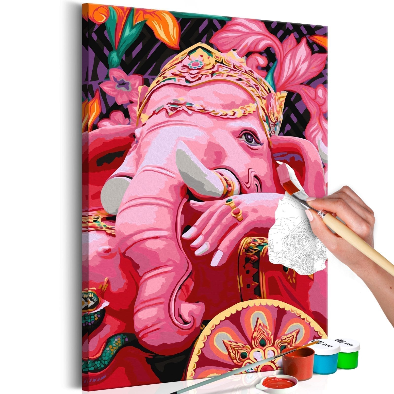 Cuadro para colorear - Ganesha 1 | Potspintura.com