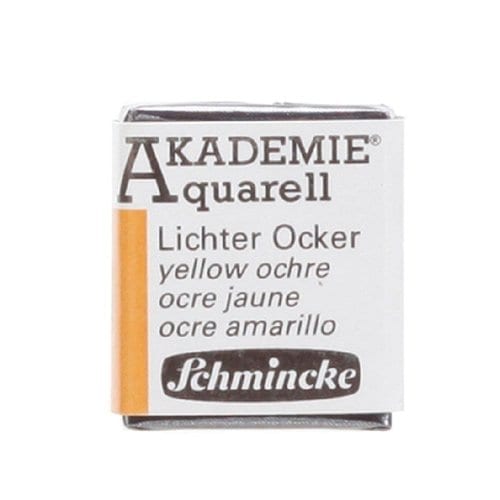 Acuarela ocre amarillo Akademie Aquarell de Schmincke 1 | Potspintura.com