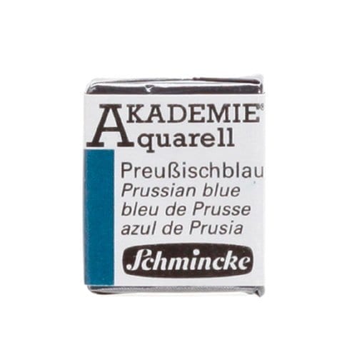 Acuarela azul de prusia Akademie Aquarell de Schmincke 1 | Potspintura.com