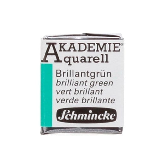 Acuarela verde brillante Akademie Aquarell de Schmincke 1 | Potspintura.com