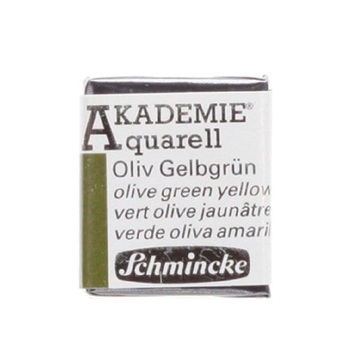 Acuarela oliva amarillejo Akademie Aquarell de Schmincke 1 | Potspintura.com