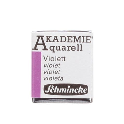 Acuarela violeta Akademie Aquarell de Schmincke 1 | Potspintura.com