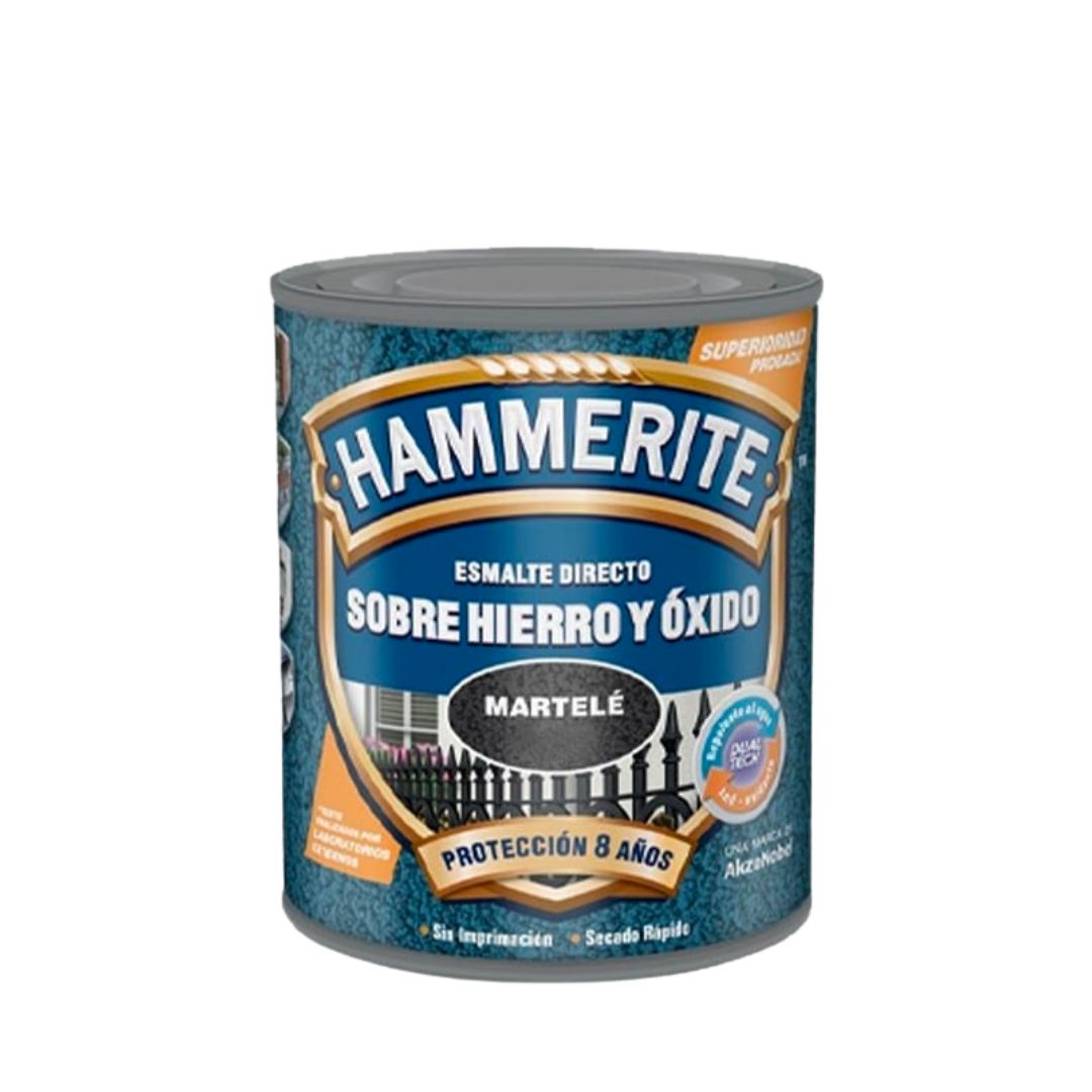 Esmalte metálico antioxidante Hammerite acabado martelé