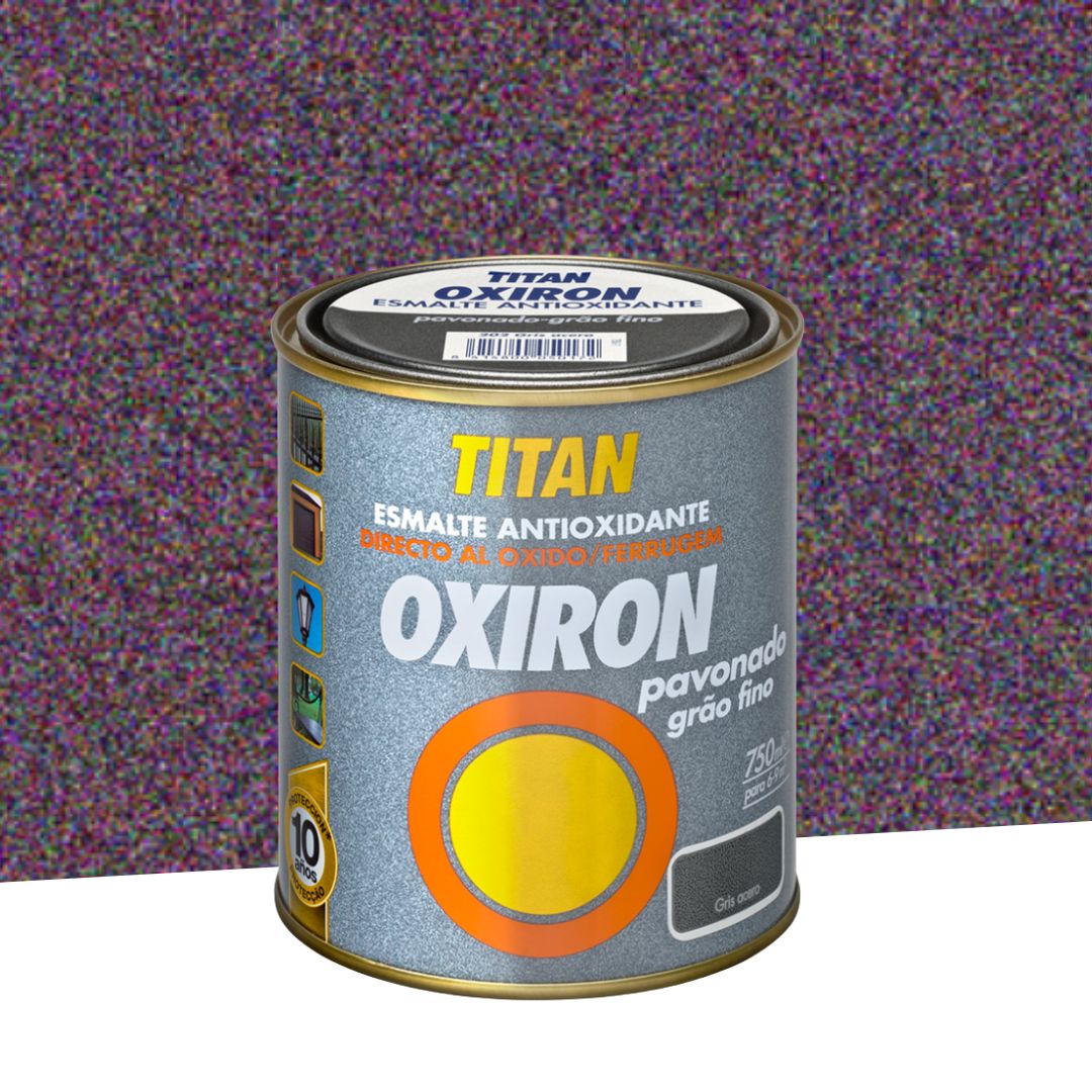 Esmalte antioxidante Titán Oxirón Pavonado Rojo óxido