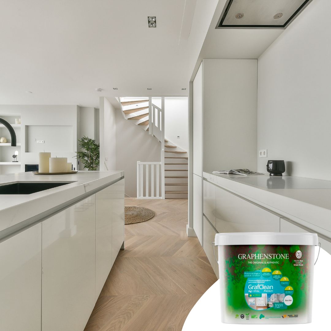 Pintura higienizante Graphenstone Grafclean AG+ Premium blanca